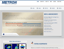 Tablet Screenshot of metsci.com